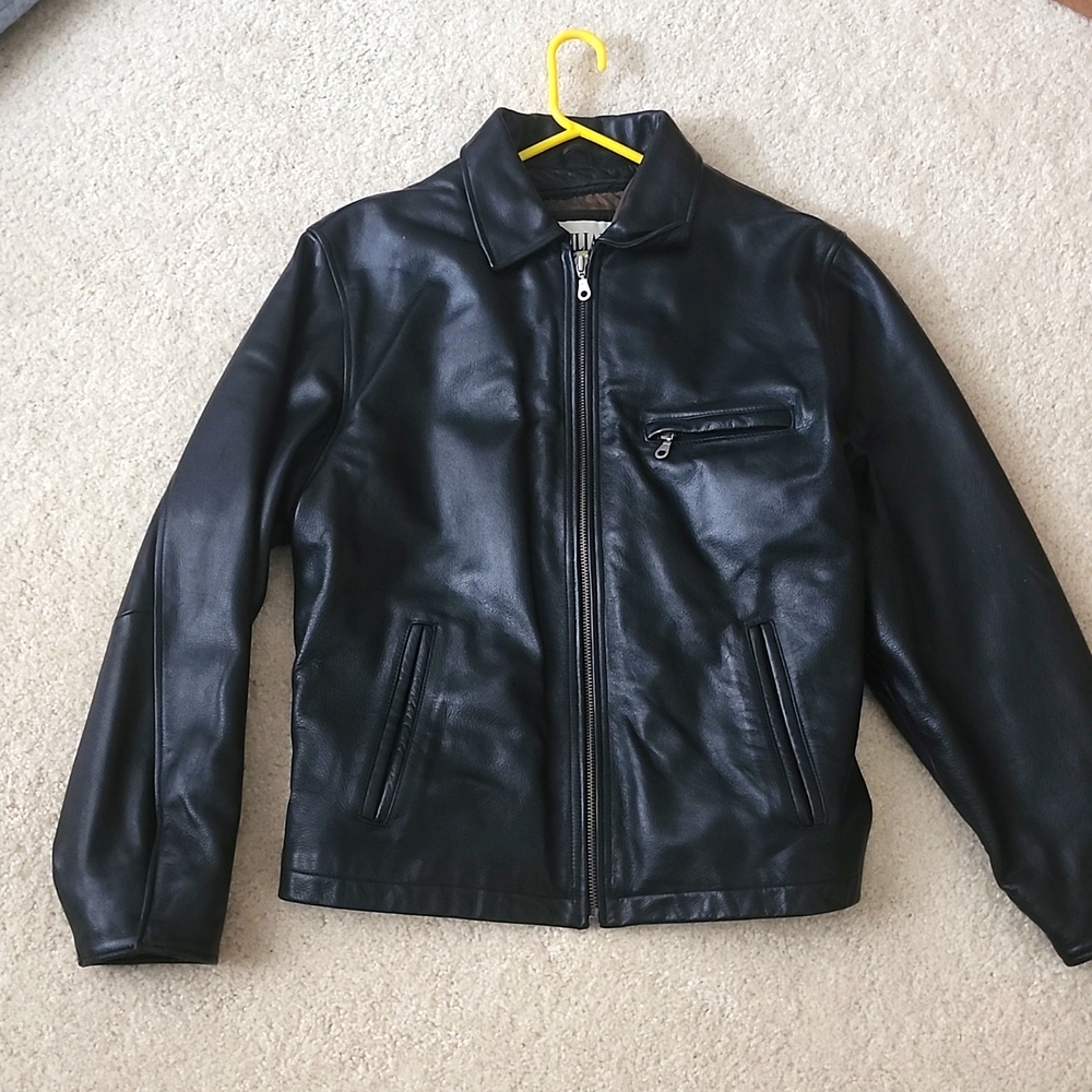 M Julian Genuine Leather Jacket w/zip in Thinsulate liner